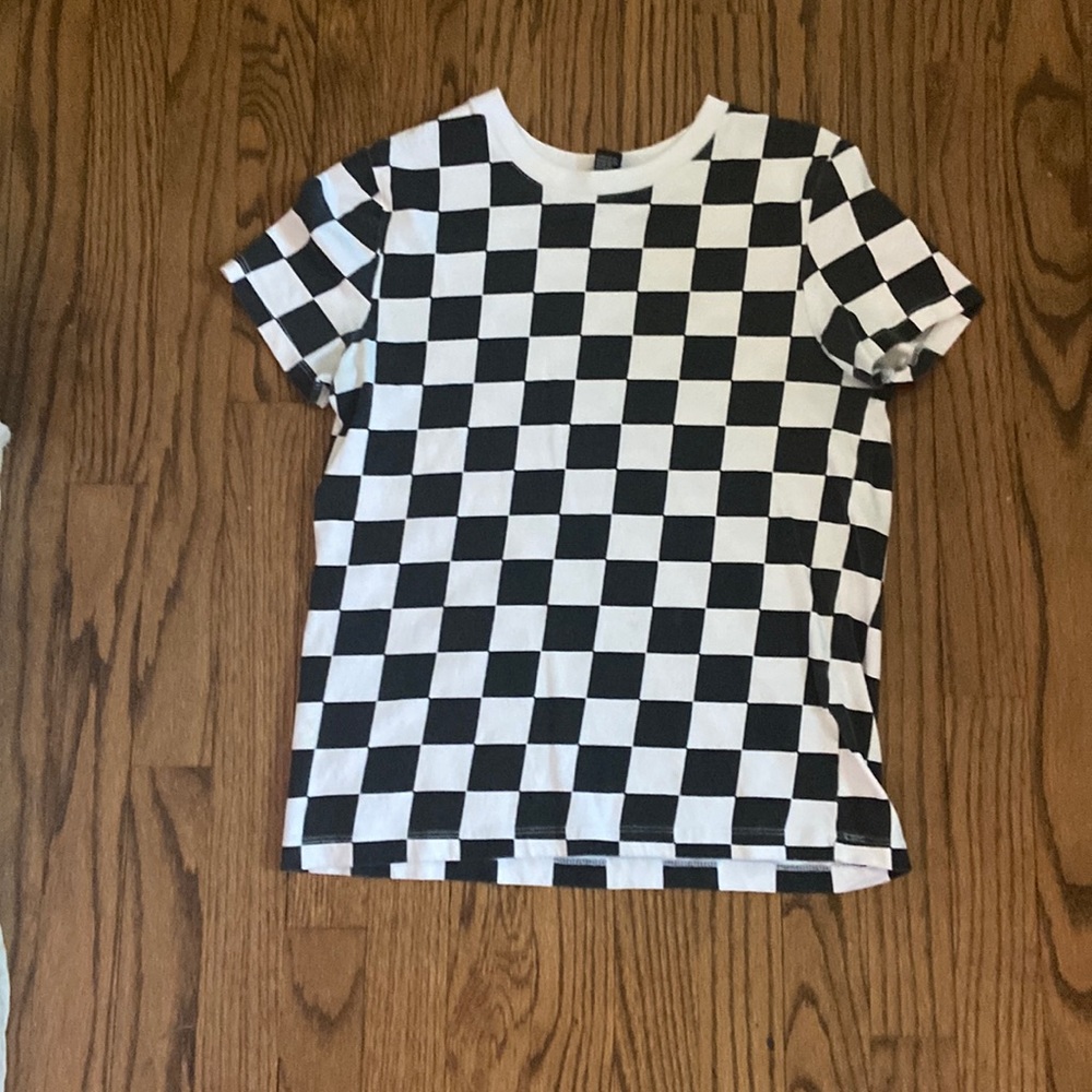 Checkered Forever 21 Tee
